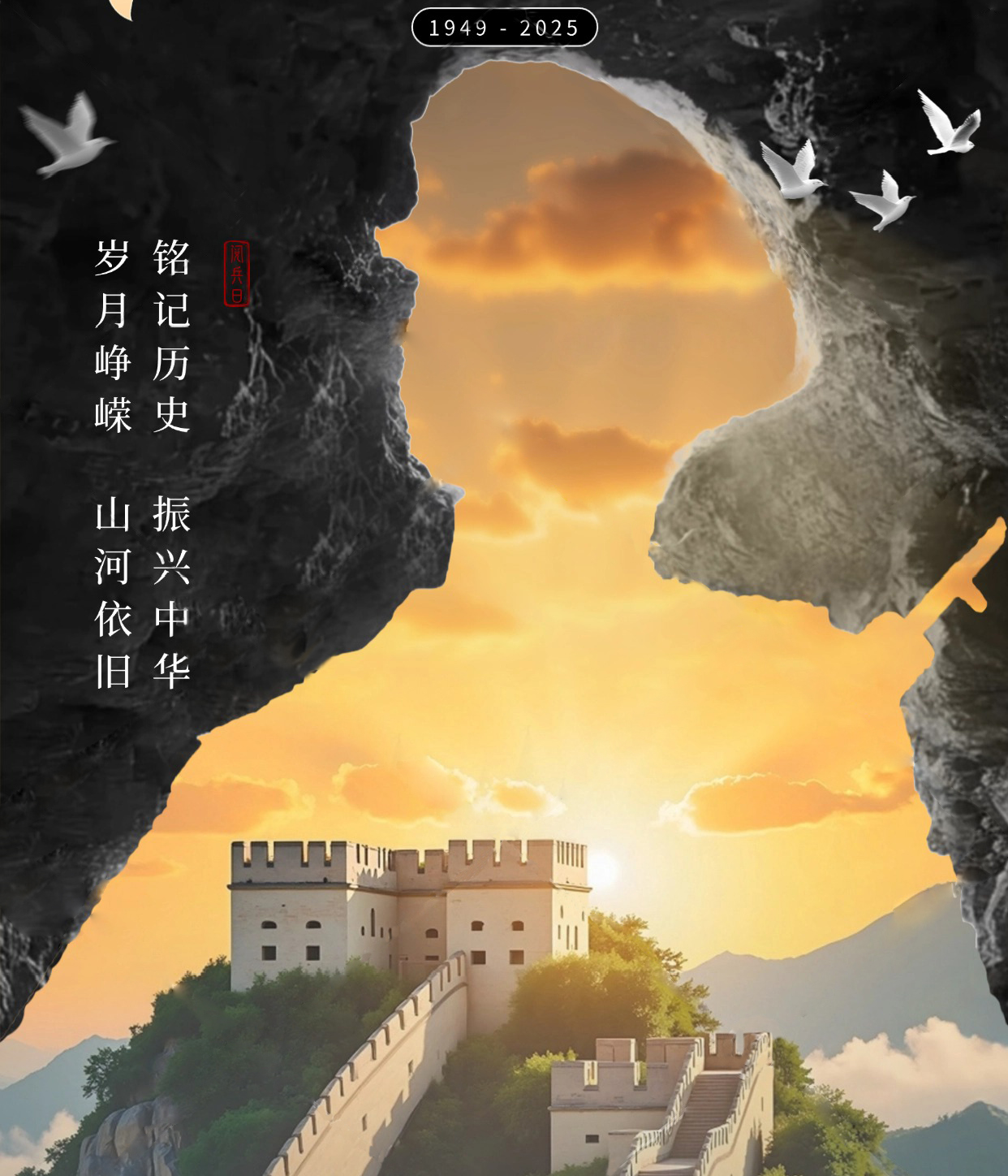 銘記歷史，砥礪前行 &mdash;&mdash; 紀念抗戰勝利 80 周年閱兵式